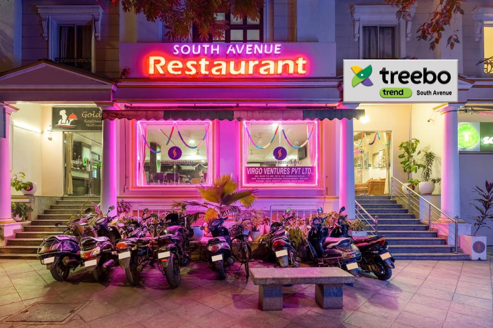 Treebo South Avenue, 700 Mts From Promenade Beach Pondicherry Esterno foto